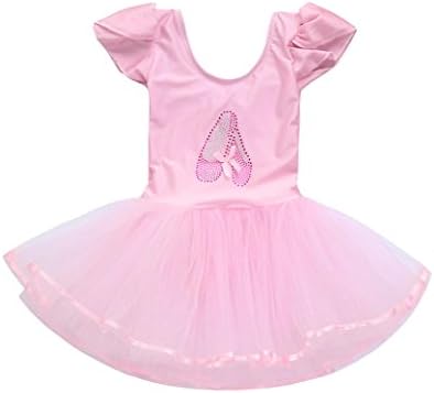 Nevera Baby Leotards Dress,Toddler Girls Gauze Leotards Ballet Bodysuit Dancewear Dress Clothes