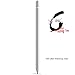 Heiyo Stylus Pen, Rechargeable Fine Point Pens with 2.2mm Fiber Tip Styli for Handwriting and Drawing on Touch Screen Cell Phones,Tablets,Computers and Other Capacitive Touchscreens Devices-Silver