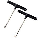 Eurmax Trampoline Spring Pull Tool Kit Trampoline Parts Easy Pull Tool 2 Pack (T-Hook)