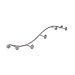 Spectrum Sweep Wall Mount 5-Hook Rack (Satin Nickel) - Wire Storage for Entryway, Bathroom, Backpack, Coat, Jacket, Purse, Belt, Robe, & More / Home Décor & Apartment Essential