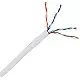 CableWholesale 100-Feet Cable Wholesale CAT5E, UTP, Bulk Cable Solid, 350MHz, 24 AWG, White Cable (10X6-091TH)