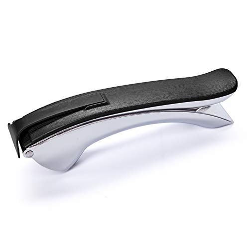 Nurch Garlic Press, Stainless Steel Mincer and Crusher Ginger Press with Garlic Scraper Professional Food Grade, Rust proof, Easy Squeeze and Clean with Ergonomic Comfort Grip