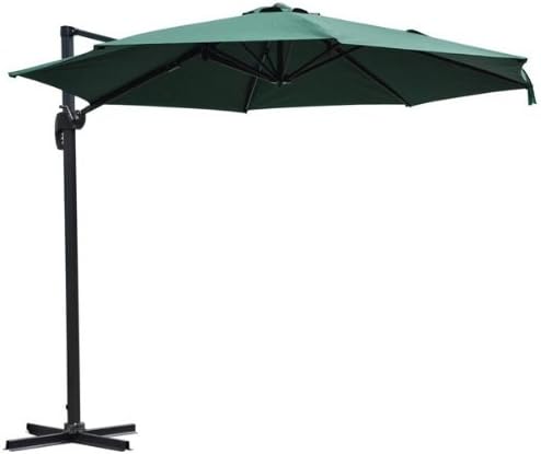 9ft Outdoor Patio 3 Layers Umbrella Aluminum Backyard Garden 8 Ribs Umbrella