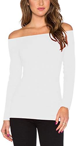 Cold Shoulder Workout Tops for Women Long Sleeve Yoga Shirts Active Wear