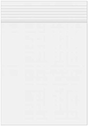 Dazzling Displays PBR-0304-1K Plastic Zip Lock Bag, Case of 1000