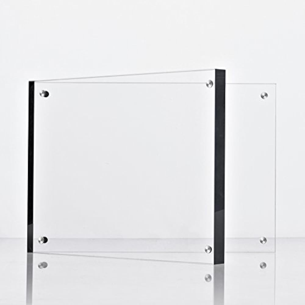  Premium Acrylic Photo Frame 4x6 Inches Double Sied Thick