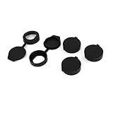 Cigarette Lighter Cover Plug Cap - SODIAL(R) Rubber Key Panel Cam Lock Anti Dust Waterproof Cover Cap Black 5PCS