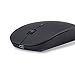 ROYSC Silent buttons Ultra-thin 2.4GHz Wireless Rechargeable Mouse Built-in 550mAh Battery for PC Computer Notebook with Nano Receiver