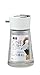 Dripless Glass Soy Sauce Dispenser Pot (White Cap)