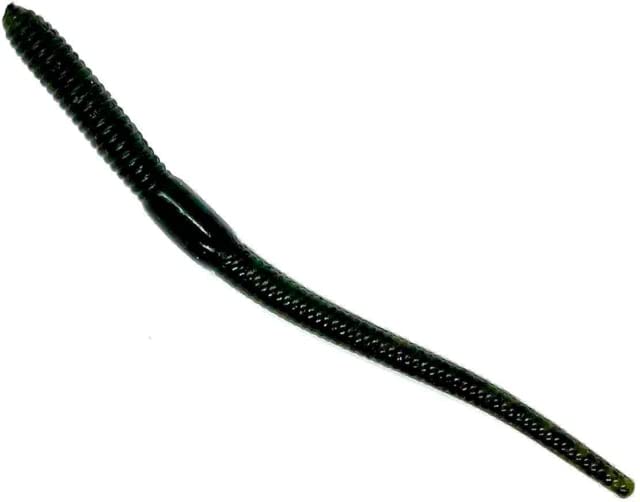Chompers Drop Shot Worm, 1, 4in, Dark Melon