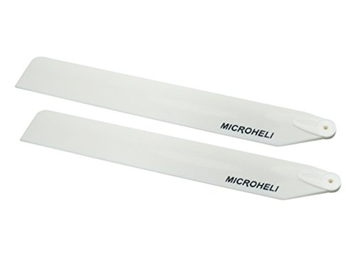 Microheli Plastic Main Blade 133mm (WHITE) - BLADE 130 S