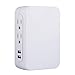 GE USB Charging Surge Protector, 5 Outlet, 2 USB Ports, Wall Charger, Fast Charge, Side Access, 2.4A, 560 Joules Protection Rating, White Finish, 38314