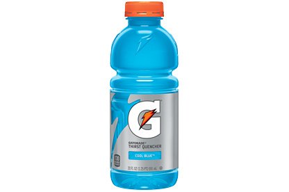 Gatorade Sport Drink Cooling Blue Raspberry, 20-Ounce Wide MouthBottles (Pack of 24)