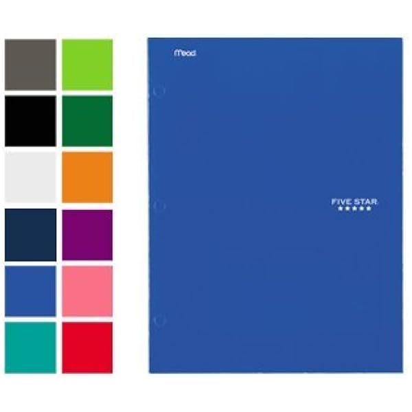 Amazon.com : Mead Five Star 4 Pocket Paper Folder 33106 QTY