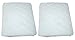 American Baby Company Waterproof fitted Quilted Portable/Mini Crib Mattress Pad Cover, 2-Count