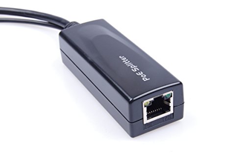 12V 1A PoE Splitter Power Over Ethernet 12Watt Input 48V (44V-57V) to 12V IEEE802.3af 10/100Mbps DC Jack 5.5x2.1mm for Surveillance Camera, Ethernet Switch, Wi-Fi AP/Range Extender/Bridges