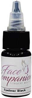 Face Companion Permanent Makeup Color For Eye-Liners (Eyeliner Black)