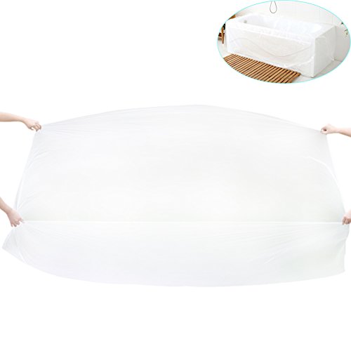 ZZ Lighting 10 Pieces 98x47 Inch Disposable Bathtub Bag Film for Travel Salon Household and Hotel Bath Tubs