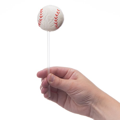 Prextex Baseball Lollipops Kids Sports Ball Suckers for Birthday