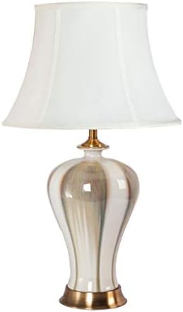New Chinese Ceramic Table Lamp - Living Room Bedroom Model Room Decoration Light E27(Without Light Source) (Color : Multi-Colored)
