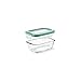 OXO Good Grips 1.6 Cup Smart Seal Leakproof Glass Rectangle Airtight Food Storage Container