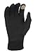 TrailHeads Women's Twister Running Glove w/touch screen feature - black & white
