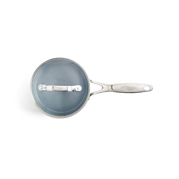 GreenPan Valencia Pro Hard Anodised Healthy Ceramic Non-Stick 18 cm / 2 Litre Saucepan with Lid, PFAS-Free, Induction…