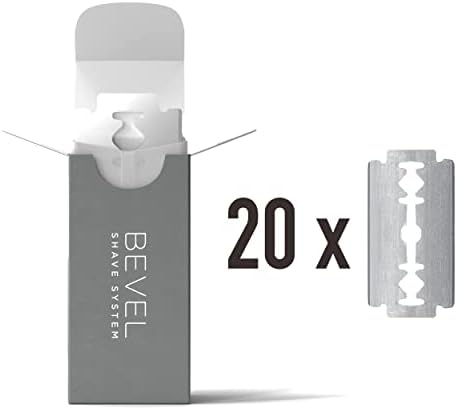 Bevel Safety Razor Replacement Blades 20 Pack, Double Edge Safety Razor ...