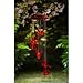 Garden Days Cardinal Solar Mobile Wind Chime