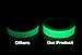 Purple Octopus Best Glow in The Dark Tape 1 in x30 ft+10 Arrows+10 Stars -Bright, Long-Lasting Fluorescent Tape for Halloween,Outdoor, Night Decorations, Safety, Stairs, Theater