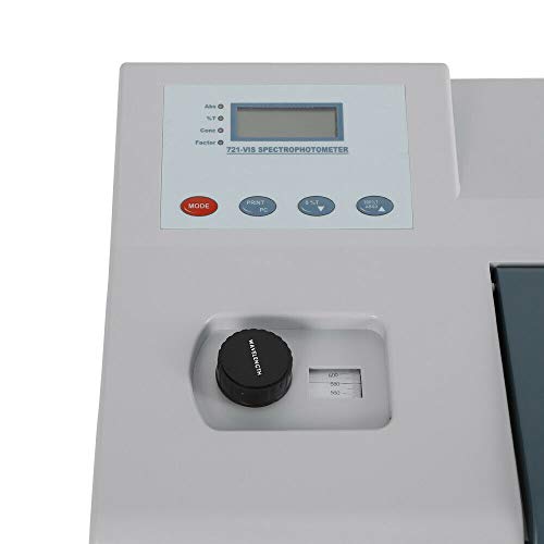 YUNRUS Digital Visible Spectrophotometer Lab Equipment Spectronic with Glass Cuvette - Thumbnail 5