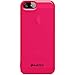 Amzer Soft Gel TPU Gloss Skin Fit Case Cover for Apple iPhone 5, iPhone 5S, iPhone SE (Fits All Carriers) - Translucent Hot Pink