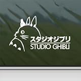 Totoro White Sticker Decal Ghibli Laputa Jdm Anime White Car Window Wall Macbook Notebook Laptop Sticker Decal