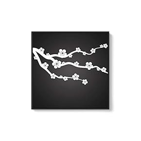 Framed Canvas Wall Art for Living Room, Bedroom Abstract Trees Canvas Prints for Home Decoration Ready to Hang - 16x16 inches
