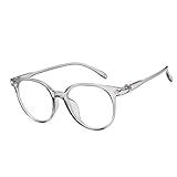Qjoy Women Anti-Blue Light Glasses, Can Reduce Eyestrain Headache Glasses, Women Spectacle Optical Frame Glasses Clear Lens, Lady Vintage Computer Anti-Radiation Eyeglasses