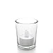 Hosley Set of 12 Crystal Clear Glass Tea Light Holder. Ideal for Weddings, Spa, Aromatherapy, Tealights, Candle Gardens O2