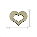 VICTONY DLOnline 200pcs Wooden Hollow Love Heart Rustic Wedding Table Scatter Decoration Crafts Wedding Decorations,Heart Decorations