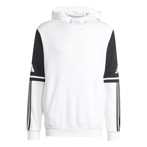 adidas Mens Squadra25 Sweat Hoody Sweatshirt, White, M Tall