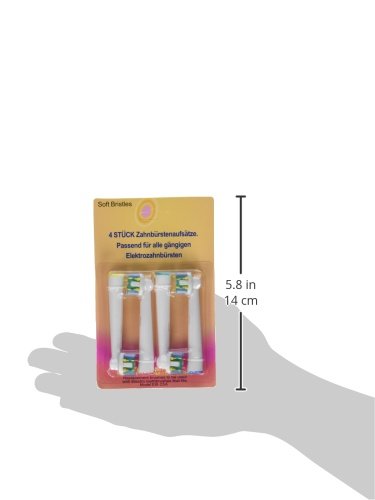 Generic Replacement Toothbrush Heads for Oral-B Floss Action Electric Toothbrush Handle,16 Pack