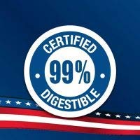 Pet Factory 78128 Beefhide | Dog Chews, 99% Digestive, Rawhides to Keep Dogs Busy While Enjoying, 100% Natural, Peanut Butter Flavored Braids, Pack of 6 in 7-8" Size, Made in USA