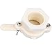 Qchengsan Beekeeping Equipment Beekeeper Extractor, Nylon Honey Gate Valve, Bee Hive Tool, 2pcs Beekeeper Tool (Beige)