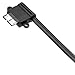 Micro B USB 3.0 Cable, 1 ft Short, Right Angle to Down Angle, Data Sync and Charging