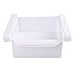 Mini Refrigerator and Fridge Storage Organizer Bins Desk Organizer (White)