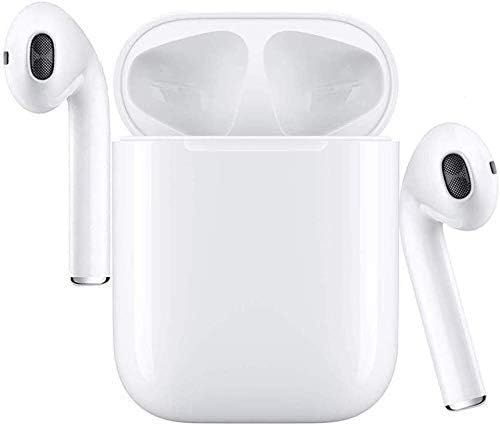 Bluetooth 5.0 Touch Wireless Earbuds, Bluetooth Headphones with Mic Handsfree Mini in-Ear Sports Earphones Noise Cancelling Headsets for Most Bluetooth Smartphones-010