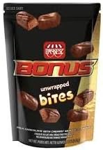 Paskesz Milk Chocolate Peanuts Caramel Nougat Bites (2 x 5.oz Bags) (Bonus Bites)