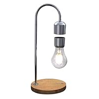 Royal Brands Magnetic Light Bulb Levitating Floating Light Bulb Wired LED Light Bulb Desk Lamp,Unique Gifts, Room Decor, Night Light, Home Office Decor Desk Lamp