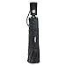 totes Automatic Open Close Water-Resistant Travel Folding Umbrella, Black