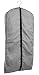 TUVAINC Breathable Cotton Cloth Fur Coat & Suit/Dress Garment Bag, 45", Grey
