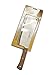 Alpha Stainless Steel Cleaver/Chopper - 9-Inch Blade - Heavy Duty - Full Tang - Hollow Ground Edge - Weight Balanced - Wooden Comfort Handle