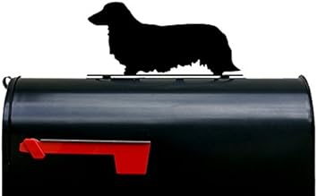 Amazon Com Long Haired Dachshund Mailbox Topper Sign Home